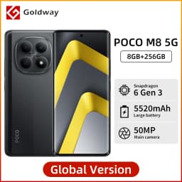 POCO M8 5G Global Version 6.77" 120Hz Flow AMOLED Display 50MP Main Camera Snapdragon 6 Gen 3 Smartphone 45W Turbo Charging NFC