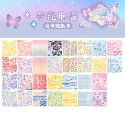 30sheets Kawaii Cartoon Mini Stickers Cute Die Cut Sticker Book Creative Decor Diary Phone Case Handmade Scrapbooking Supplies