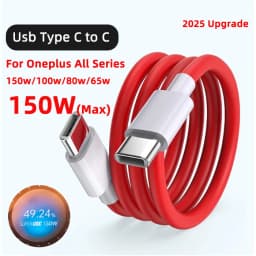 Original Oneplus 150w 100w Charger Cable 80w 65w Supervooc Usb C Charging Wire Cord One Plus 13 13R 12 11 Nord 4 CE4 5 For OPPO