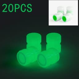 Luminous Valve Caps Fluorescent Red Night Glowing Car Motorcycle Bicycle Wheel Styling Tyre Hub Universal Cap Decor 20Pcs