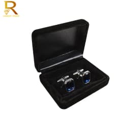 Free Shipping Cufflinks Black Jewelry Storage Manager Case Cuff links Display Box Holder Classic Fashion Gift Box Menswear