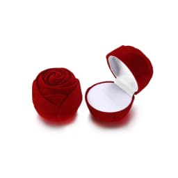 1 Pcs Exquisite Velvet Jewelry Box Container Wedding Ring Box for Earrings Necklace Bracelet Display Gift Box Holder