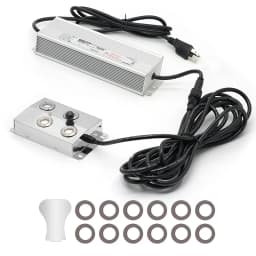 2/4/6/8/10/12 Head DC45V Ultrasonic Humidifier Mist Maker Fogger Machine 220/110V Waterproof Power Supply Fog Sprayer Generator