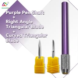 Nasedal Tungsten Steel Triangular Scribing Knife for Gundam Model Making Panel Line C-Surface Engraving Metal Scraper Hobby Tool