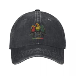 Get Up Stand Up Reggae Rasta Baseball Cap Vintage Distressed Denim Washed Bob Marley Snapback Hat Unisex Adjustable Fit Cap