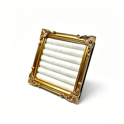 Retro Square Ring Display Stand Jewelry Showcase Tray Wooden Shop Window Decoration Photography Background Props