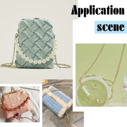 Metal Purse Chain Strap Handle Replacement Chain Handbag Shoulder Bag Chain Accessories Handle for Bags
