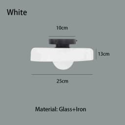 Modern Vintage Glass Ceiling Light Hallway Balcony Kitchen Light Bedroom Ceiling Light Multi-Colored Glass