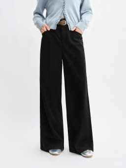 DUSHU 2025 Women's Multi-Color Straight Jeans - Casual Wide Leg Denim Pants Comfort Daily Wear New Arrival