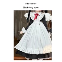 1/4 Doll's Clothes Suit for 40cm Bjd Doll Maid Dress Set Diy Girl Toys Dress Up Play House Fashion Doll Accessoires, No Doll