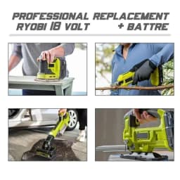 For RYOBI high-performance lithium battery with low self discharge, suitable for all 18V power tools P107 P108 P109 BPL1820
