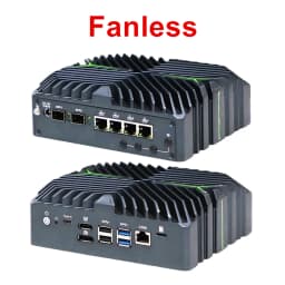 Topton 12th Gen Fanless Firewall PC 2x10G SFP 4x2.5G NICs Intel I7 1255U I5 1235U Industrial Mini PC Computer PfSense NAS Server
