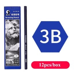 12Pcs/Box Wooden Lead Pencils HB B 2B 3B 4B 5B 6B 7B 8B High-quality Art Draw Specific Graphite Core Sketching Writing