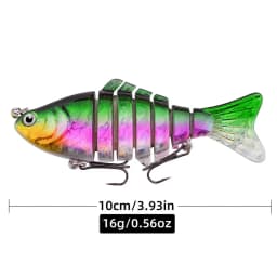1 PCS Wobblers Fishing Lures Artificial Multi Jointed Sections Artificial Hard Bait Trolling Pike Carp Fishing Tools