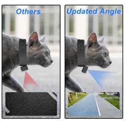 HD 1080P Pet Collar Camera Outdoors Wireless Cat Collar Camera No WiFi Needed Video Records for Cats Dogs Birthday Gift Mini Cam