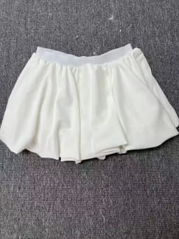 Spring Summer Sweet Cute Soft Shiny Satin Mini Bud Skirt Women with Shorts High Waist Short Luxury Designer Clothes