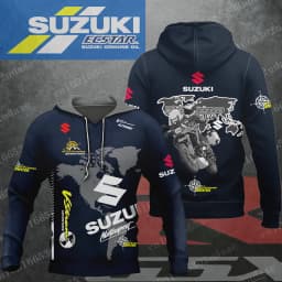 suzuki V-Strom 2026 New Racing Men's and Women's Motorcycle Enthusiasts Sports and Leisure Zipper Hoodie