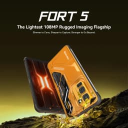 Blackview FORT 5 Rugged Smartphone, The Lightest 108MP Imaging Flagship, Android 16, 36GB(12+24) Expand RAM 256GB ROM, 6.78" HD+ IPS Display, 5000mAh Battery, 33W Fast Charging, NFC