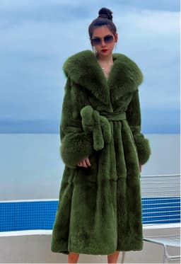 Women's Parker Winter Fur Warm Large Size Solid Color Fur & Faux Fur Women New Casual Long Sleeve Temperament Women Fur Coat Y72
