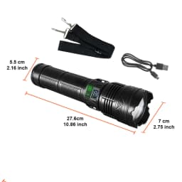 2026 New Upgrade Ultra Powerful Flashlights Rechargeable LED Tactical Torch Super Bright Lamp Outdoor Adventure Fishing Camping