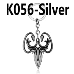 Dragon House Keychain Targaryen Dragon Shape Keyring for Fan Collection Accessories Friends Gift