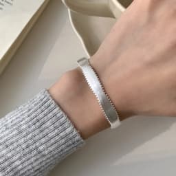 New 925 Sterling Silver Metallic Belt Vintage Punk Bracelet Bangle For Woman Girl Fashion Jewelry Gift Dropship Wholesale