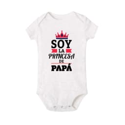 No Falling in Love I'm My Dad's Spanish Printed Baby Bodysuit Funny Newborn Jumpsuit Toddler Summer Clothes Infant Shower Gifts