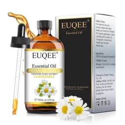 EUQEE 118ML Lavender Jasmine Eucalyptus Vanilla Peppermint Essential Oils with Glass Dropper|Aromatherapy, Humidifier,DIY Soap