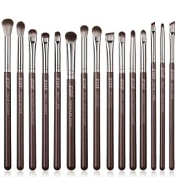 Jessup Makeup Brushes Set 15/25pcs Premium Synthetic Brown Make up Brushes Foundation Eyeshadow Concealer Blush Eyeliner, T511