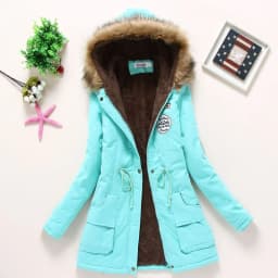Spring Autumn Winter Jacket Women 2025 Thick Warm Hooded Parka Mujer Cotton Padded Coat 3XL Casual Slim Jacket Female