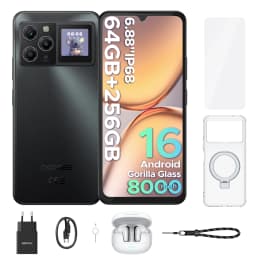 Doogee M30 Pro Smartphone 6.88" Display 8000Mah Battery 1.3" Rear Display 64Gb(8+56) 256Gb 64Mp Camera Android 16 Mobile Phone