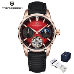 Pagani Design 2025 New 41MM Luxury Automatic Mechanical Men's Watch Stainless Steel 10bar Waterproof Pilot Watch reloj hombre