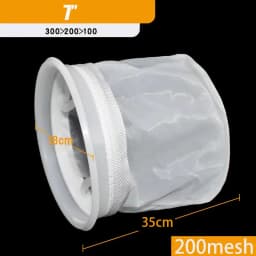 Mesh Micro Nylon(NMO)Filter Bags Fish Marine Sump Felt Pre Filter Sock Bag Corrosion Resistance Aquarium Accessories