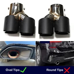 For BMW M240i M340i M440i G20 G21 G22 G42 Exhaust Pipe Upgrade Quad Muffler Tailpipe Tip Nozzle Exhaust Head