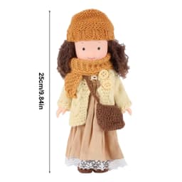 Soft Baby Dolls Handmade First Baby Doll Stuffed Baby Girl Dolls Plush Doll Toy First Baby Doll Plush Rag Doll For Kids
