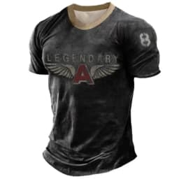 Vintage T Shirts for Men 3D Print American Tops Short Sleeve Oversized Hip Hop O-Neck Cotton T-Shirts Men Clothing Camiseta 6XL