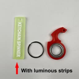 Rotate Fidget Spinner Keychain Metal Idget Toy Kid Stress Relief Spinner Keyring Fidget Ring Relieve Anxiety Boredom Party Gift