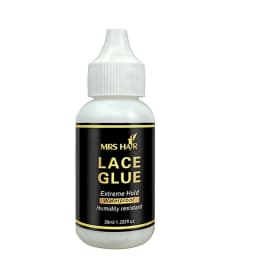 38ml Lace Wig Glue Waterproof Adhesive with Water-Based Formula Mild and Non-Irritating Quick-Drying Firmly Secures Wigs Lace