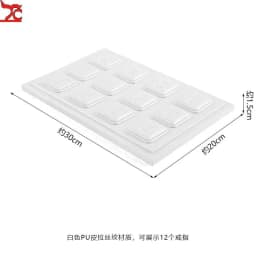 Pure WhiteJewelry Exhibitor Props Bracelet Earring Frame Wiredrawing Table Jewelry Tray Necklace Earring Ring Jewelry Display