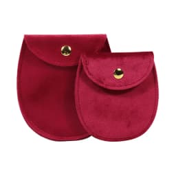 Jewellery Pouch Snap Button Soft Velvet Bag Envelope Jewelry Packaging Bag Wedding Gift Bracelet Necklace Earrings Rings Storage