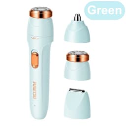 3-in-1 Electric Hair Removal Set Portable Type-C Rechargeable Shaver for Underarm Leg And Nose Hair Trimming