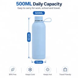Personalized Custom Name Pattern Water Bottle Stainless Steel Vacuum Insulated Flask Portable Travel Thermos Engraved Gifts