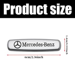 1/2/4pcs for AMG Car seat Emblem Backrest Headrest Clips Console Decoration Badge Interior decoration Sticker Accessories
