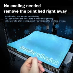 Cool Plate For Bambu Lab P2S Build Plate X1 P1 A1 H2D Spring Steel Double Sided Printing For Anycubic Kobra S1 Kobra 3 Kobra X/4