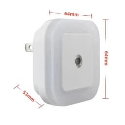 Wireless LED Night Light Mini EU Plug Light Control Sensor Children's Room Children's Bedroom Decoration Midnight Tricolor Light