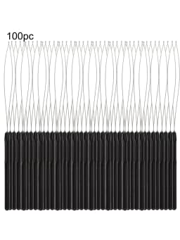 100 Pieces Hair Extension Tools and Bead Device Tool for Hair or Feather Extensions Supplies,DIY Wig Hook Tool Loop Tools