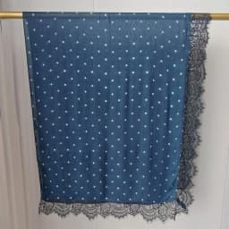 New Lace Modal Hijab Double Sided Polka Dot Print Hijabs for Women Muslim Fashion Turban Head Scarf Headwraps for Women Ramadan