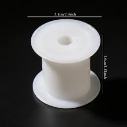 1Pcs White Empty Plastic Spools Bobbin Winding Reels for Jewelry Making Cord Rope DIY Handwork Craft Accessories Wholesale