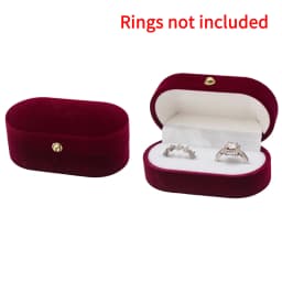 1PCS Mini Velvet Ring Box Single Layer Earrings Necklace Organizer Jewelry Storage Case Candy Color Zipper Bag Travel Portable