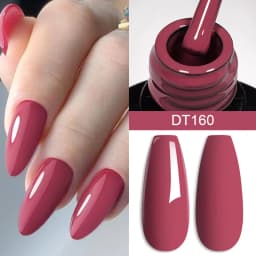 MEET ACROSS 7ml Glitter Sequins Thermal Gel Nail Polish 3 Layers Temperature Color Changing Semi Permanent UV Gel Varnish Nails